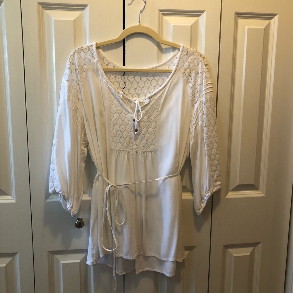 Motherhood Maternity XL White Blouse